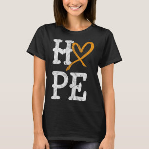 Leukemie Bewustmakingsmaand Hoop bloedkanker T-shirt