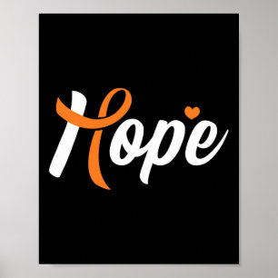 Leukemie Bewustzijn Hoop Bloedkanker Fighter Warri Poster