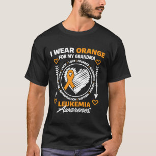 Leukemie Bewustzijn Ik Draag Sinaasappel Voor Mijn T-shirt
