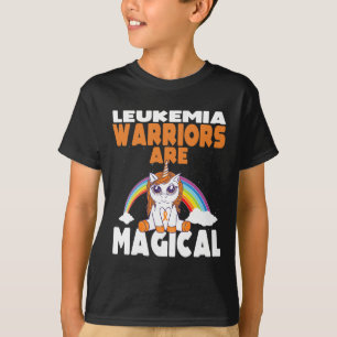 Leukemie Bewustzijn Leuke Magische Eenhoorn Bloedk T-shirt