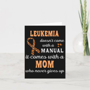 Leukemie Bewustzijn moeder Ondersteuning Leukemie Kaart
