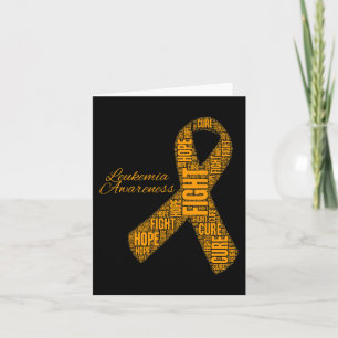 Leukemie Bewustzijn oranje lint vecht hoop genezin Kaart