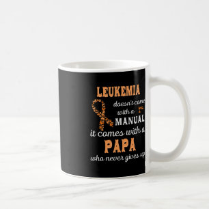 Leukemie bewustzijn Papa Ondersteuning Leukemie St Koffiemok