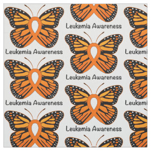 Leukemie Butterfly Awareness Ribbon Stof