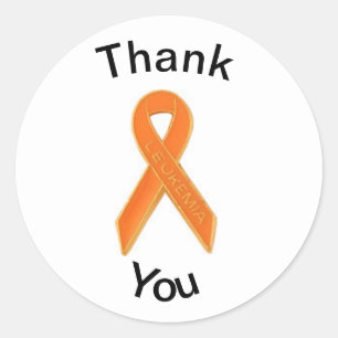 Leukemie Dank je wel Sticker