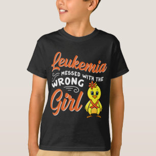 Leukemie die overkomt met de verkeerde griekgriepp t-shirt