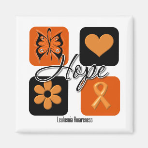 Leukemie Hope Love Inspire Awareness Magneet