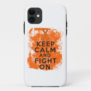 Leukemie Houd kalm en vecht iPhone 11 Hoesje