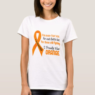Leukemie I Draag trots Oranje T-shirt
