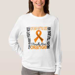 Leukemie I Prouze Draag Sinaasappel 2 T-shirt