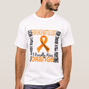 Leukemie I Prouze Draag Sinaasappel 2 T-shirt