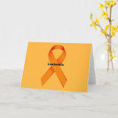 Leukemie Kaart (Gele Bloem)