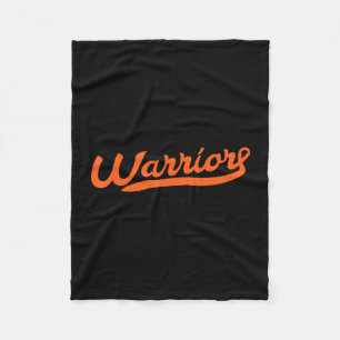 Leukemie kanker bewustzijn warrior oranje lint fleece deken