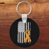 Leukemie kankerbewustzijn - Amerikaanse FL Sleutelhanger (Voorkant)