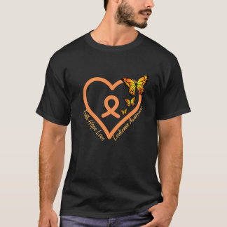 Leukemie-kankerbewustzijn - Faith Hope Love T-shirt