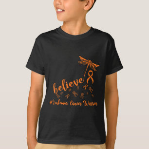 Leukemie Kankerstrijder Dragonfly Geloof Hoop T-shirt