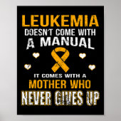LEUKEMIE komt met een moeder die nooit opgeeft Poster (Voorkant)