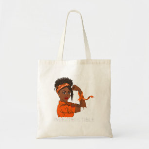 Leukemie Krijger Onverwoestbare Kanker Overlevende Tote Bag