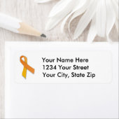 Leukemie lint adreslabel Etiket (Insitu)