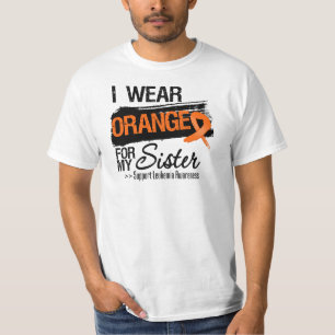 Leukemie lintje voor mijn zuster t-shirt