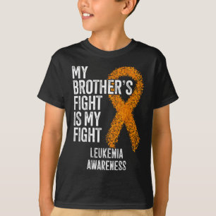 Leukemie Mijn broer's gevecht is mijn strijd tegen T-shirt