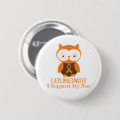 Leukemie Oranje Button (Voorkant /achterkant)
