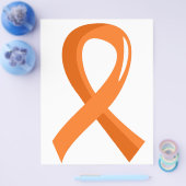 Leukemie Oranje lint 3 Flyer (Enkel)