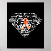 Leukemie overlevende superheld poster (Voorkant)