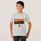 Leukemie Overleving T-shirt (Voorkant volledig)