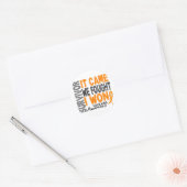Leukemie Overlevingsgezwel dat we vonden dat ik wo Ronde Sticker (Envelop)