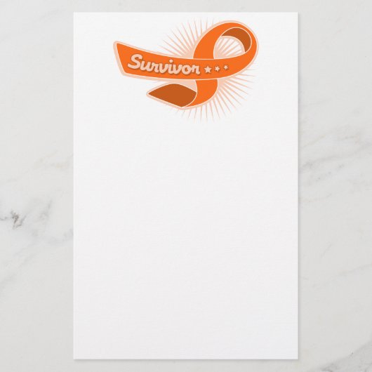 Leukemie Survivor Briefpapier (Voorkant)