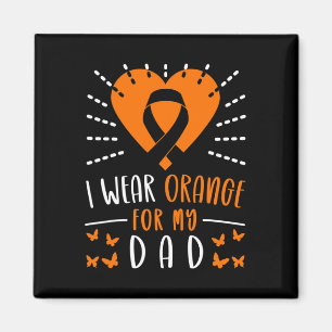 Leukemiebewustzijn Ik draag oranje voor mijn vader Magneet
