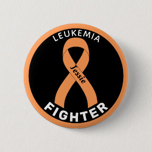Leukemiekanker Verstrijder lintzwart Button
