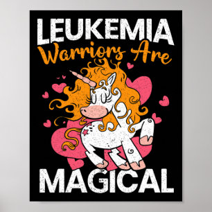 Leukemiepatiënten zijn Magische Unicorn Leukemie A Poster