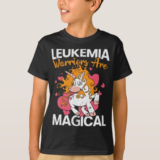 Leukemiepatiënten zijn Magische Unicorn Leukemie A T-shirt (Voorkant)