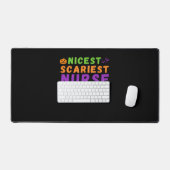 Leukste engste verpleegster ooit grappige Hallowee Bureaumat (Keyboard & Muis)
