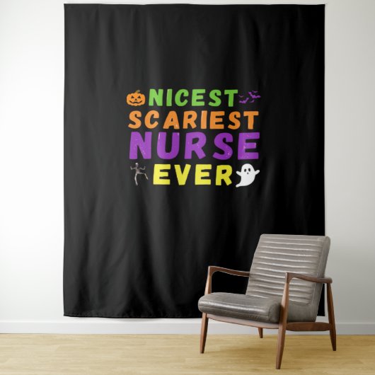 Leukste engste verpleegster ooit grappige Hallowee Wandkleed (In situ)
