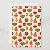 Leukste Feestdagen Leuke Retro Kerstkaart (Achterkant)