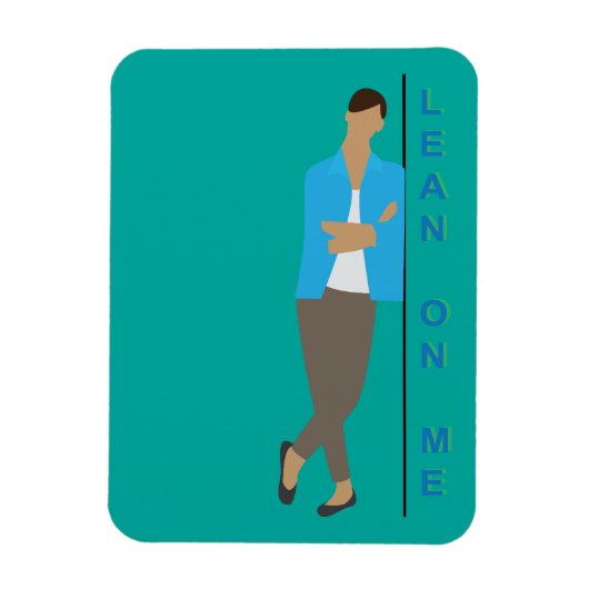 Leun Op Mij Magneet (Verticaal)