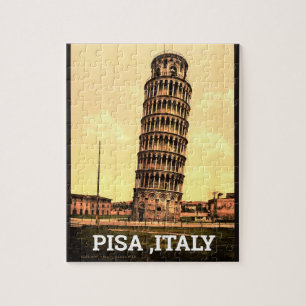  leuningtoren van Pisa - Italië Legpuzzel