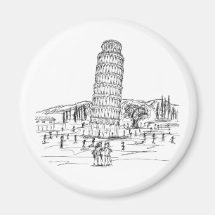 leuningtoren van pisa magneet