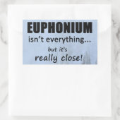 L'euphonie n'est pas tout Sticker rectangulaire (Sac)