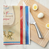 "Leur Histoire Ne Sera Pas Oubliée" Serviette À Th (Quart Plié)