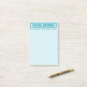 LEUZER IEMAND? 4x6 Post-it® Notes (Op bureau)