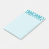 LEUZER IEMAND? 4x6 Post-it® Notes (Schuin)