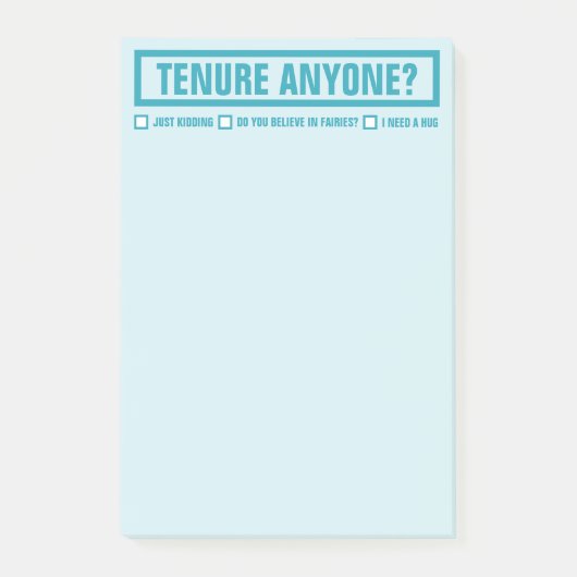 LEUZER IEMAND? 4x6 Post-it® Notes (Voorkant)