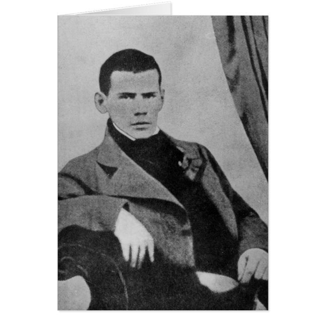 Lev Nikolaevich Tolstoy en tant qu'étudiant (Devant)