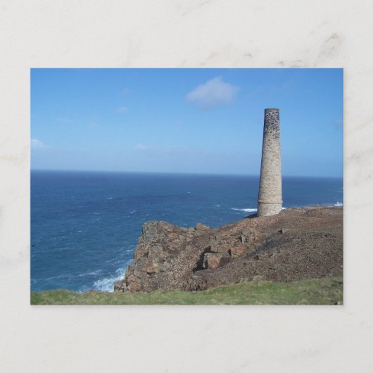 Levant Mine Cornwall Briefkaart (Voorkant)