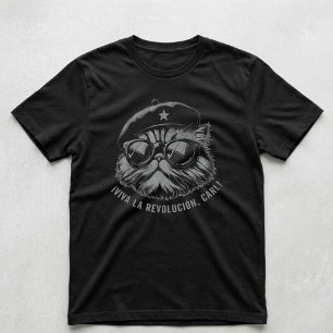 Leve de Revolutie Kat Minnaar van Katten Dier T-shirt