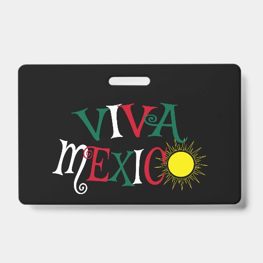 Leve Mexico Badge (Voorzijde)